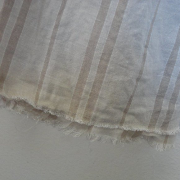 Wide-leg Striped Linen Pants - Picture 5 of 7